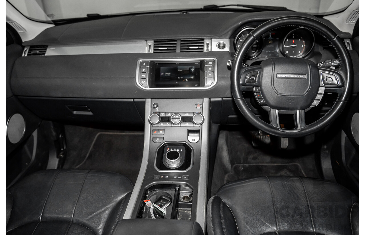 10/2015 Range Rover Evoque Td4 150 SE (AWD) LV MY16 5d Wagon Fuji White Turbo Diesel 2.0L
