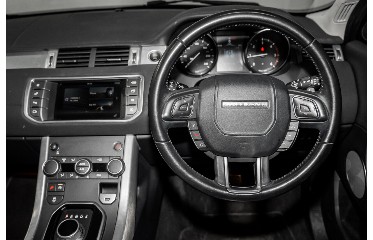 10/2015 Range Rover Evoque Td4 150 SE (AWD) LV MY16 5d Wagon Fuji White Turbo Diesel 2.0L