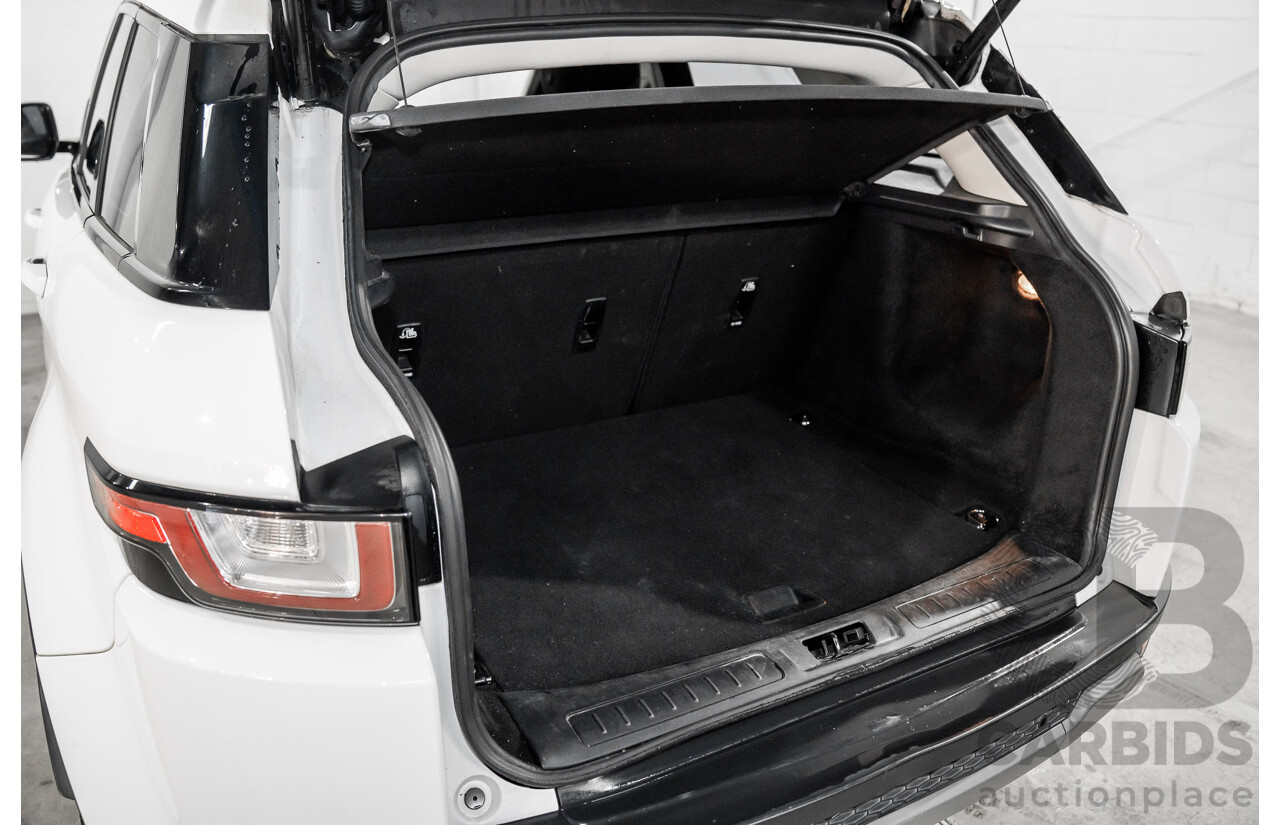 10/2015 Range Rover Evoque Td4 150 SE (AWD) LV MY16 5d Wagon Fuji White Turbo Diesel 2.0L