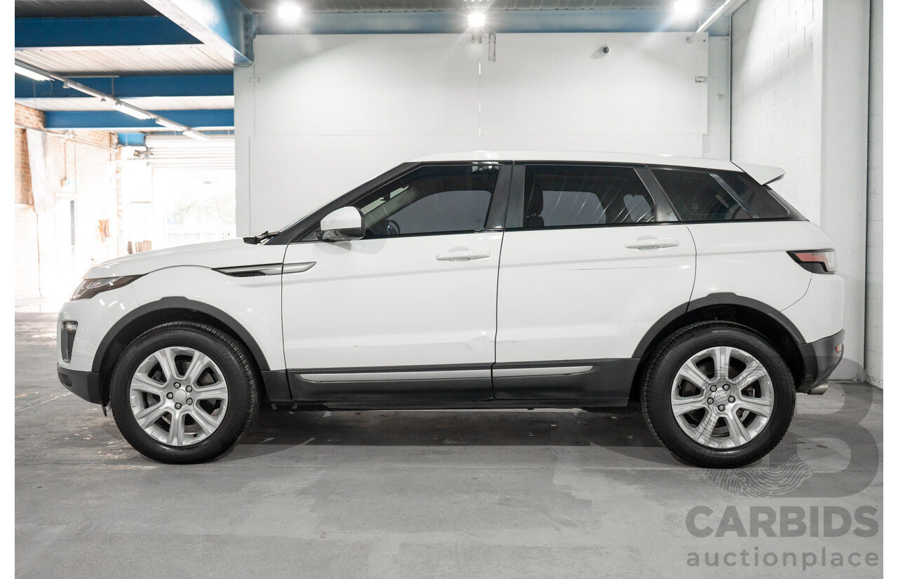 10/2015 Range Rover Evoque Td4 150 SE (AWD) LV MY16 5d Wagon Fuji White Turbo Diesel 2.0L