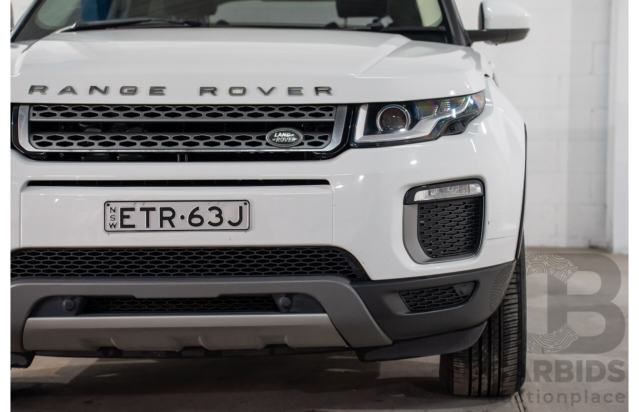 10/2015 Range Rover Evoque Td4 150 SE (AWD) LV MY16 5d Wagon Fuji White Turbo Diesel 2.0L