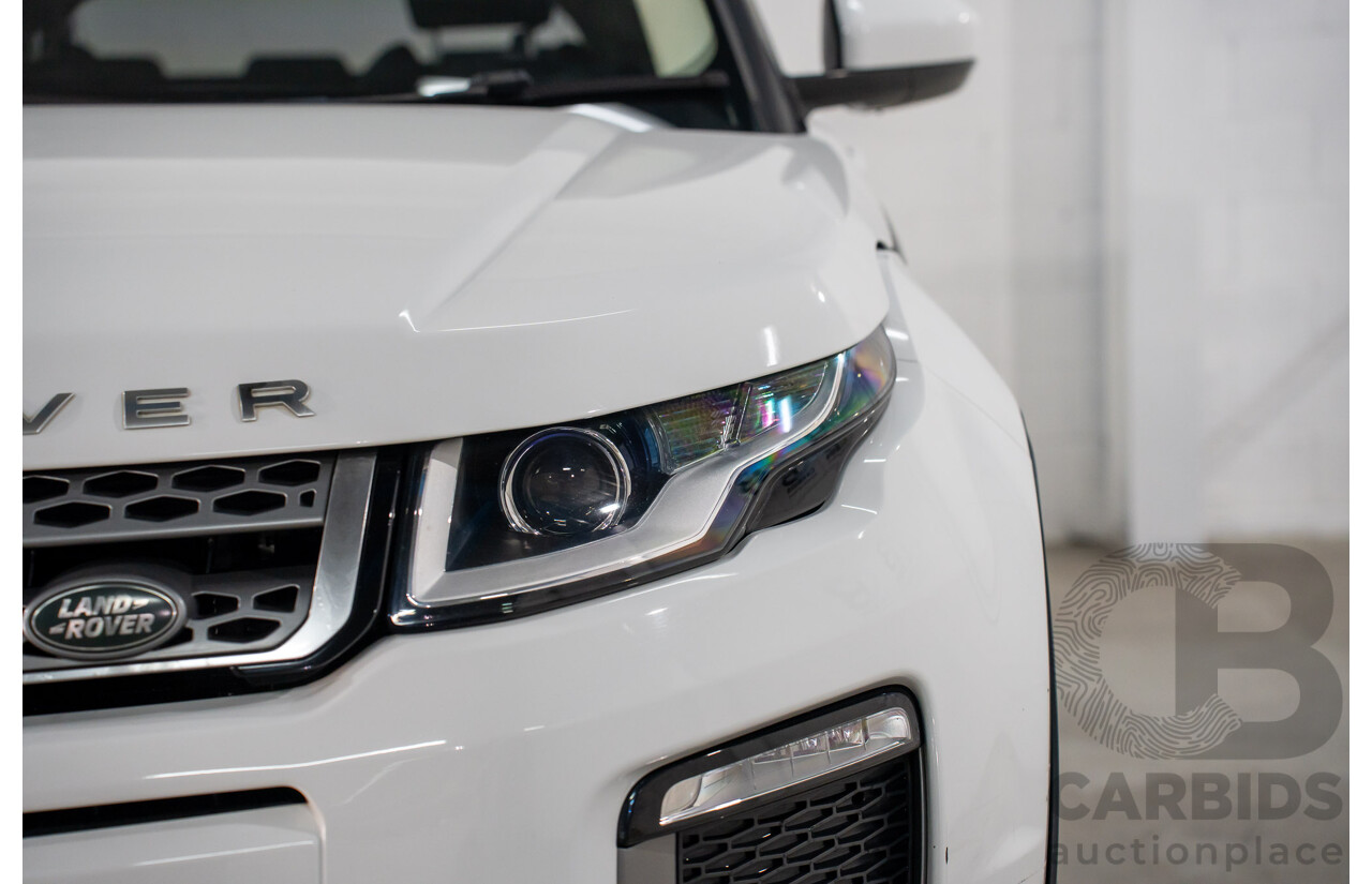 10/2015 Range Rover Evoque Td4 150 SE (AWD) LV MY16 5d Wagon Fuji White Turbo Diesel 2.0L