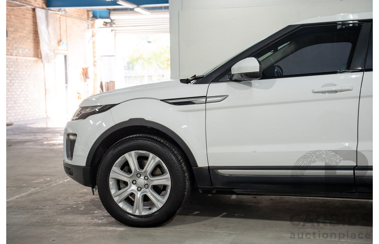 10/2015 Range Rover Evoque Td4 150 SE (AWD) LV MY16 5d Wagon Fuji White Turbo Diesel 2.0L