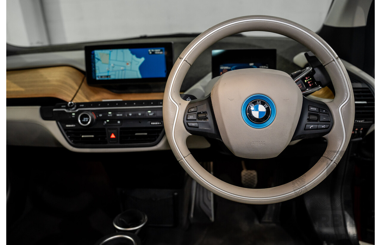 05/2015 BMW i3 REx Hybrid (RWD) IO1 4d Hatchback Solar Orange Metallic/Fluid Black 0.6L - 125kW