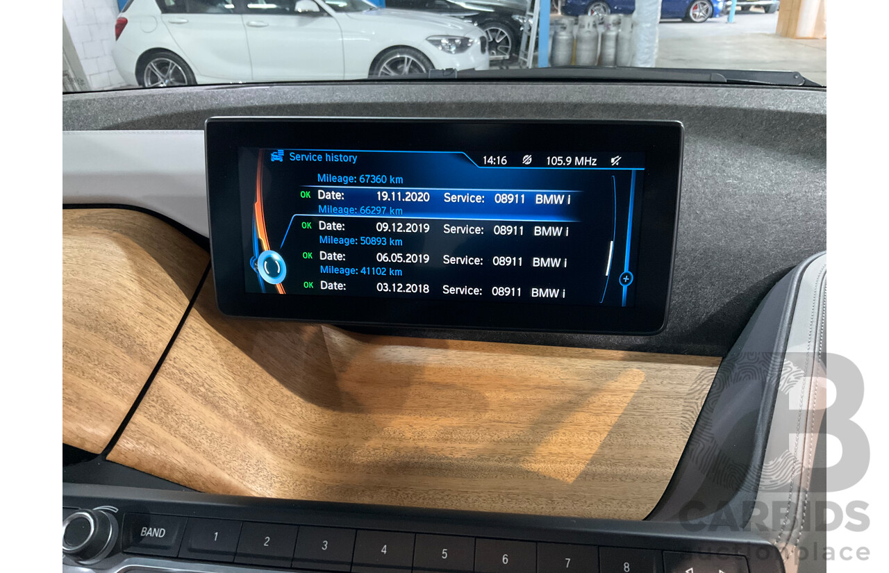 05/2015 BMW i3 REx Hybrid (RWD) IO1 4d Hatchback Solar Orange Metallic/Fluid Black 0.6L - 125kW