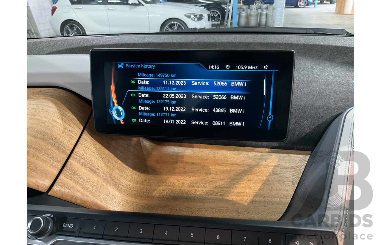 05/2015 BMW i3 REx Hybrid (RWD) IO1 4d Hatchback Solar Orange Metallic/Fluid Black 0.6L - 125kW