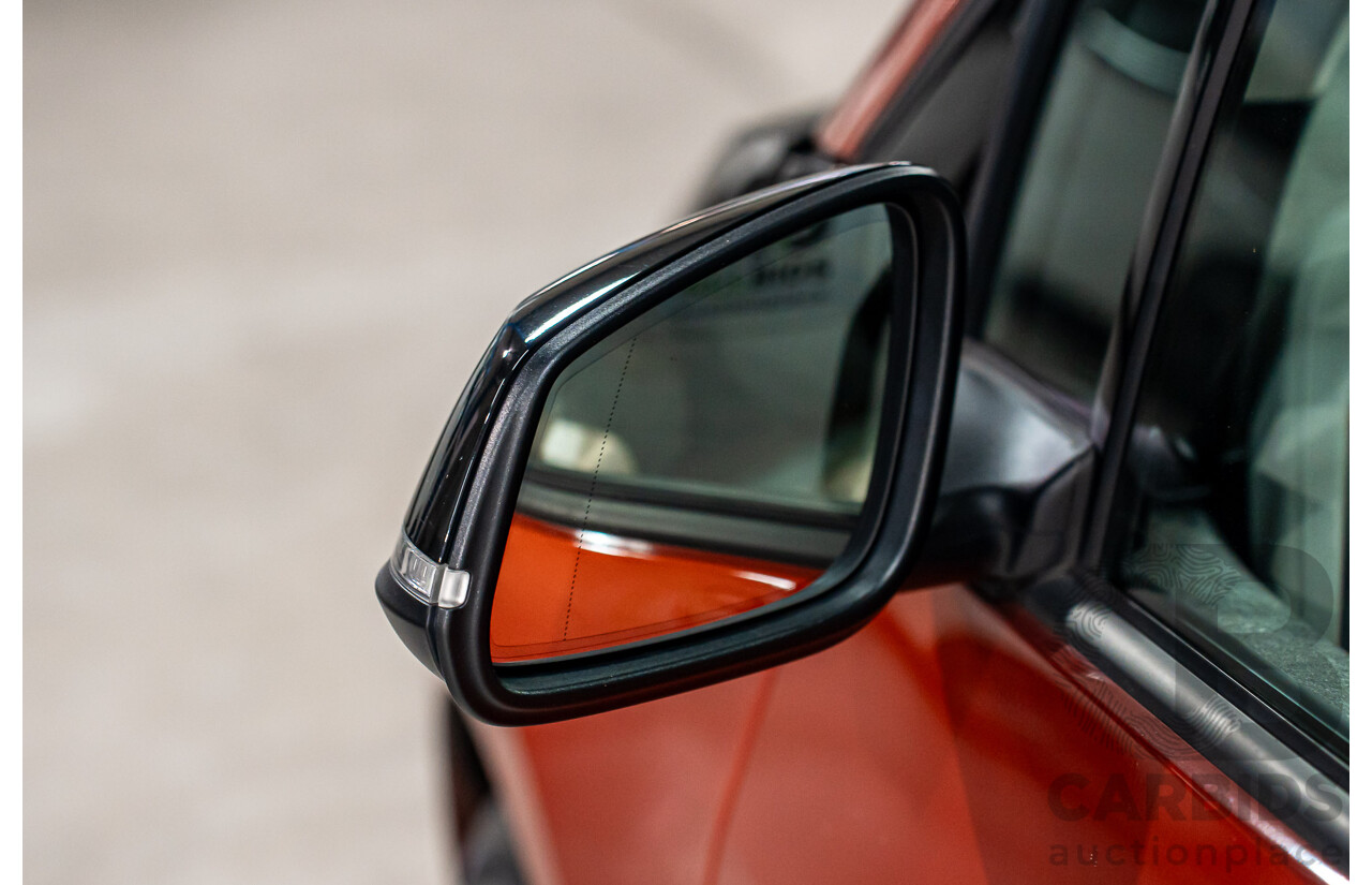 05/2015 BMW i3 REx Hybrid (RWD) IO1 4d Hatchback Solar Orange Metallic/Fluid Black 0.6L - 125kW