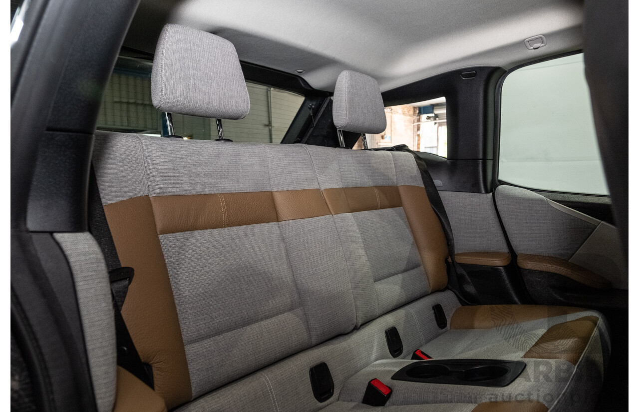 05/2015 BMW i3 REx Hybrid (RWD) IO1 4d Hatchback Solar Orange Metallic/Fluid Black 0.6L - 125kW