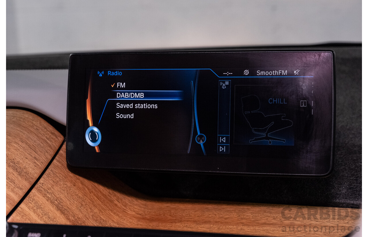 05/2015 BMW i3 REx Hybrid (RWD) IO1 4d Hatchback Solar Orange Metallic/Fluid Black 0.6L - 125kW