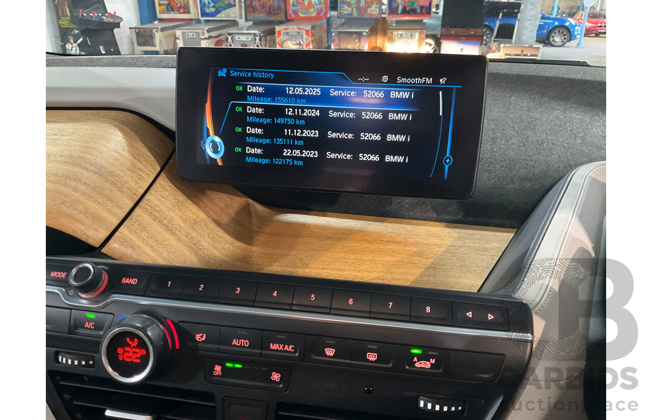 05/2015 BMW i3 REx Hybrid (RWD) IO1 4d Hatchback Solar Orange Metallic/Fluid Black 0.6L - 125kW