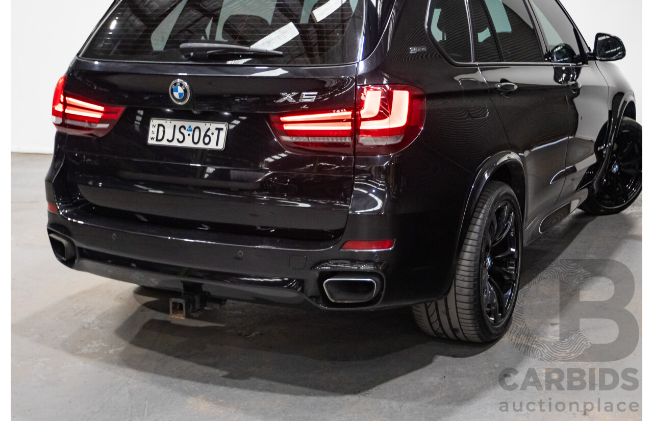 06/2016 BMW X5 xDRIVE 40e iPerformance PHEV M-Sport (AWD) F15 MY16 4D Wagon Black Saphhire Metallic 2.0L/230kW Plug in Hybrid