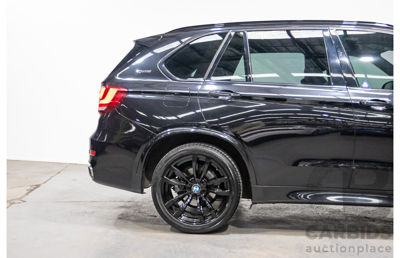 06/2016 BMW X5 xDRIVE 40e iPerformance PHEV M-Sport (AWD) F15 MY16 4D Wagon Black Saphhire Metallic 2.0L/230kW Plug in Hybrid