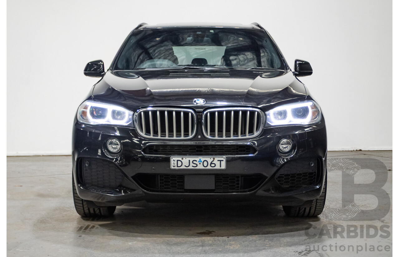 06/2016 BMW X5 xDRIVE 40e iPerformance PHEV M-Sport (AWD) F15 MY16 4D Wagon Black Saphhire Metallic 2.0L/230kW Plug in Hybrid