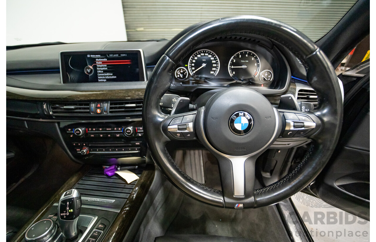 06/2016 BMW X5 xDRIVE 40e iPerformance PHEV M-Sport (AWD) F15 MY16 4D Wagon Black Saphhire Metallic 2.0L/230kW Plug in Hybrid