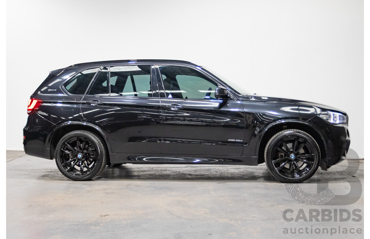 06/2016 BMW X5 xDRIVE 40e iPerformance PHEV M-Sport (AWD) F15 MY16 4D Wagon Black Saphhire Metallic 2.0L/230kW Plug in Hybrid