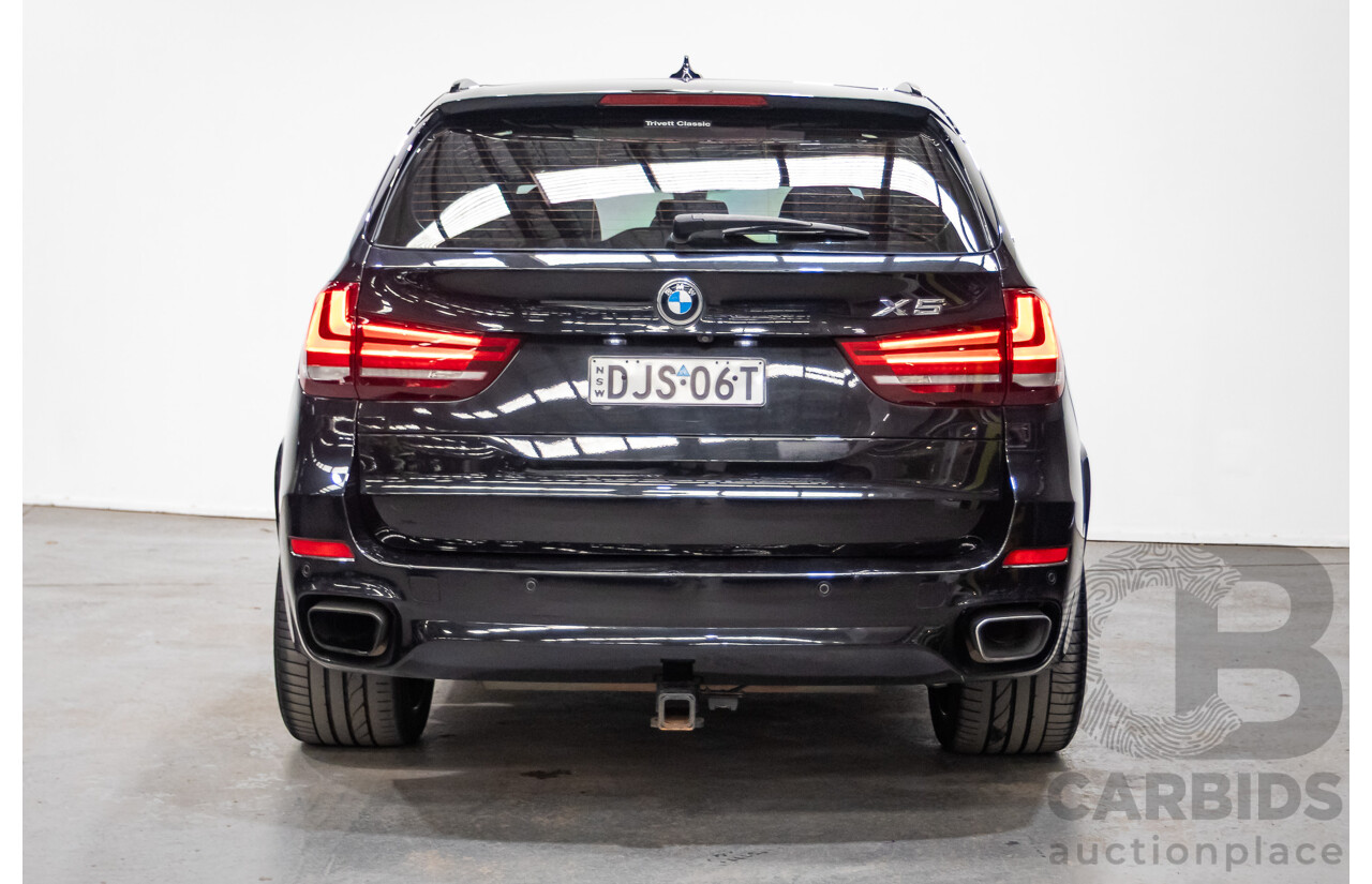 06/2016 BMW X5 xDRIVE 40e iPerformance PHEV M-Sport (AWD) F15 MY16 4D Wagon Black Saphhire Metallic 2.0L/230kW Plug in Hybrid