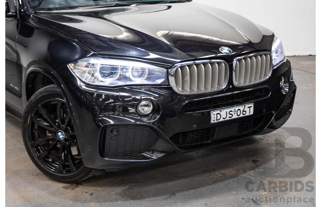 06/2016 BMW X5 xDRIVE 40e iPerformance PHEV M-Sport (AWD) F15 MY16 4D Wagon Black Saphhire Metallic 2.0L/230kW Plug in Hybrid