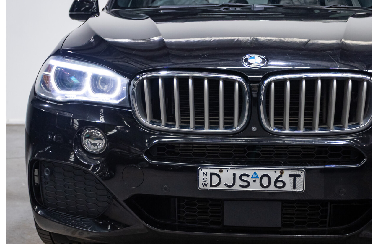 06/2016 BMW X5 xDRIVE 40e iPerformance PHEV M-Sport (AWD) F15 MY16 4D Wagon Black Saphhire Metallic 2.0L/230kW Plug in Hybrid