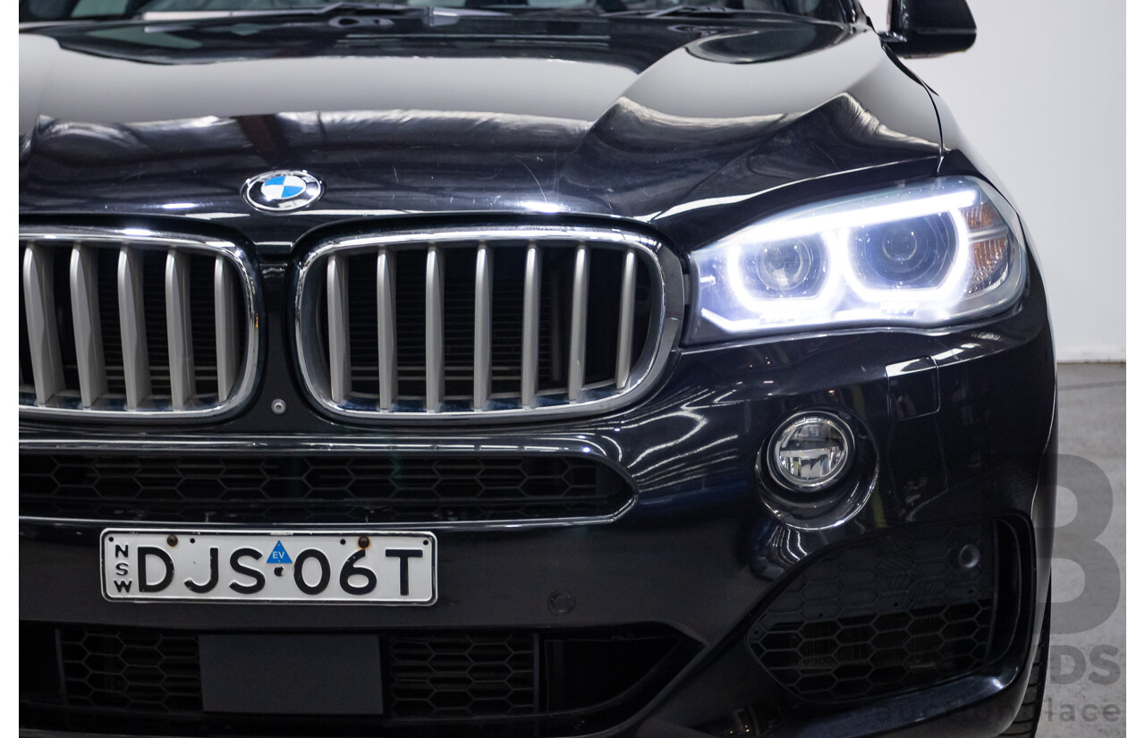 06/2016 BMW X5 xDRIVE 40e iPerformance PHEV M-Sport (AWD) F15 MY16 4D Wagon Black Saphhire Metallic 2.0L/230kW Plug in Hybrid