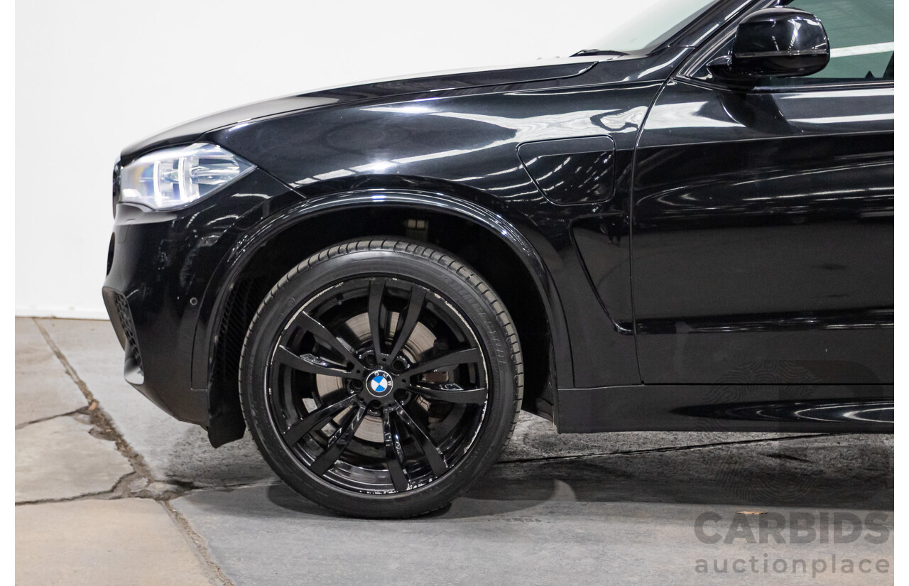 06/2016 BMW X5 xDRIVE 40e iPerformance PHEV M-Sport (AWD) F15 MY16 4D Wagon Black Saphhire Metallic 2.0L/230kW Plug in Hybrid
