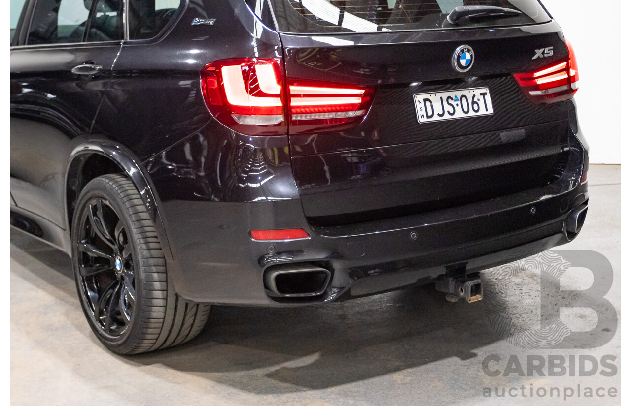 06/2016 BMW X5 xDRIVE 40e iPerformance PHEV M-Sport (AWD) F15 MY16 4D Wagon Black Saphhire Metallic 2.0L/230kW Plug in Hybrid