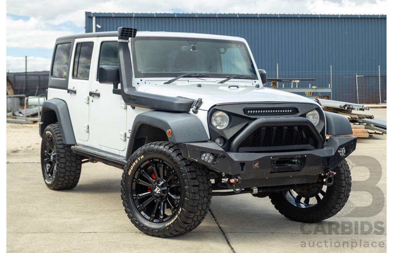 01/2018 Jeep Wrangler Unlimited SPORT (4x4) JK MY18 4D Hardtop Bright White 3.6L