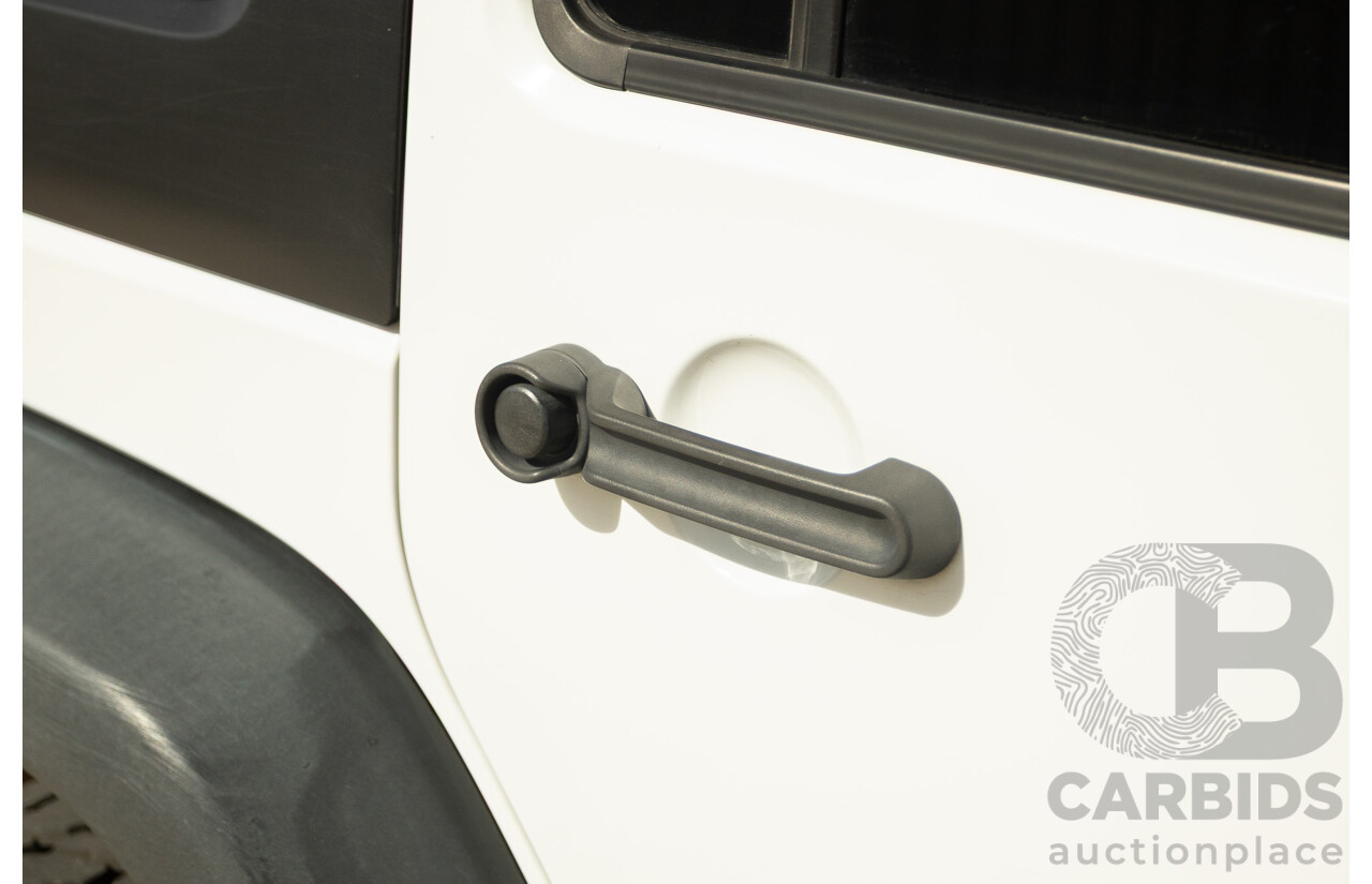 01/2018 Jeep Wrangler Unlimited SPORT (4x4) JK MY18 4D Hardtop Bright White 3.6L