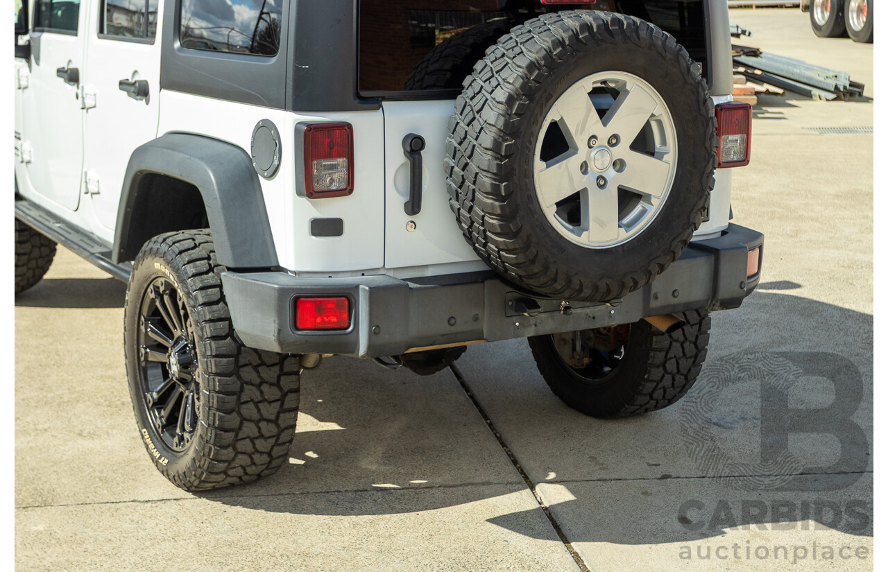 01/2018 Jeep Wrangler Unlimited SPORT (4x4) JK MY18 4D Hardtop Bright White 3.6L