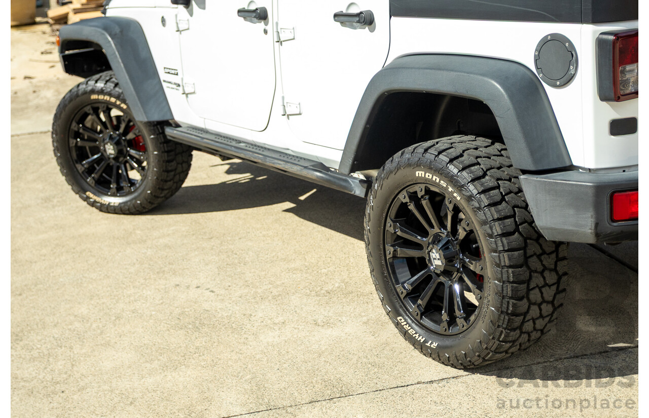 01/2018 Jeep Wrangler Unlimited SPORT (4x4) JK MY18 4D Hardtop Bright White 3.6L