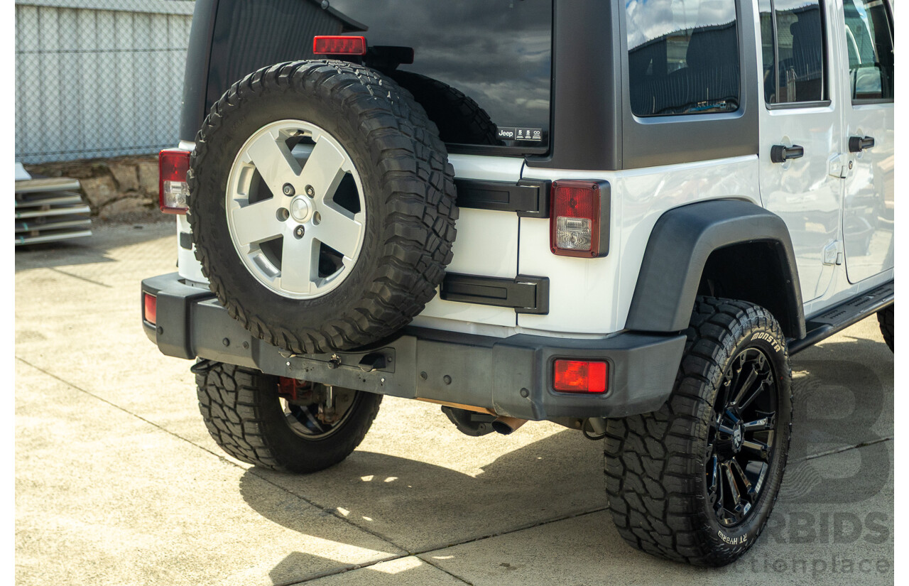 01/2018 Jeep Wrangler Unlimited SPORT (4x4) JK MY18 4D Hardtop Bright White 3.6L