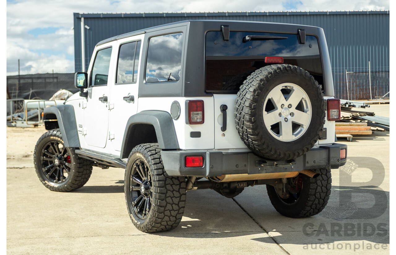01/2018 Jeep Wrangler Unlimited SPORT (4x4) JK MY18 4D Hardtop Bright White 3.6L