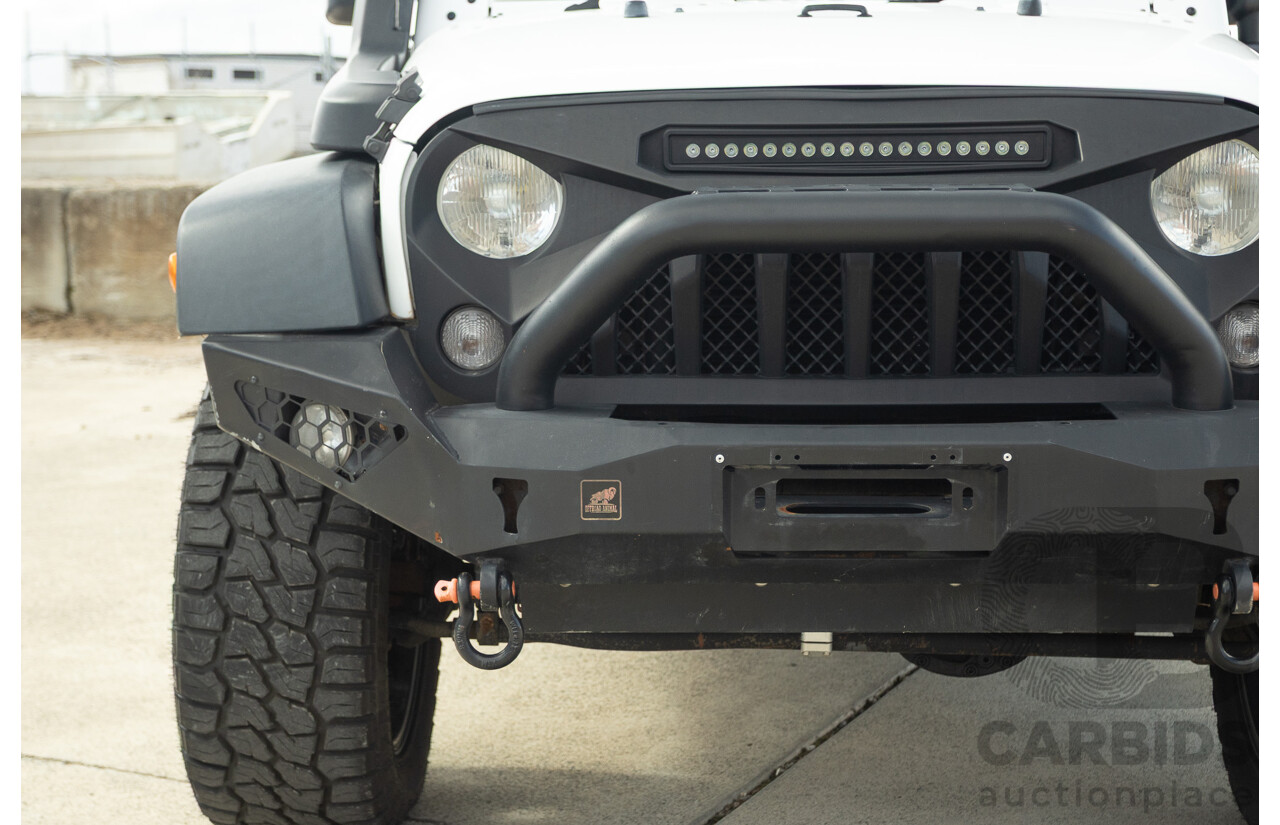 01/2018 Jeep Wrangler Unlimited SPORT (4x4) JK MY18 4D Hardtop Bright White 3.6L