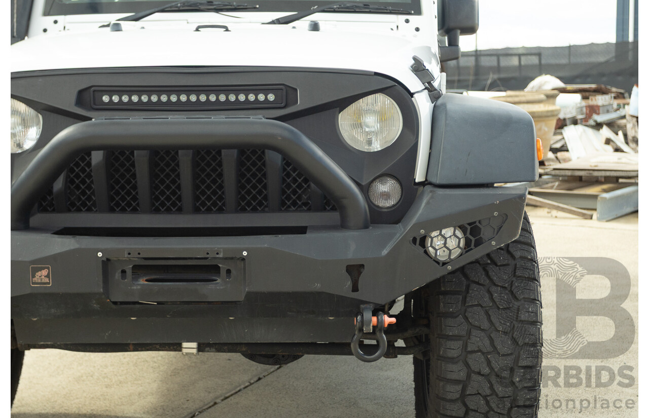 01/2018 Jeep Wrangler Unlimited SPORT (4x4) JK MY18 4D Hardtop Bright White 3.6L