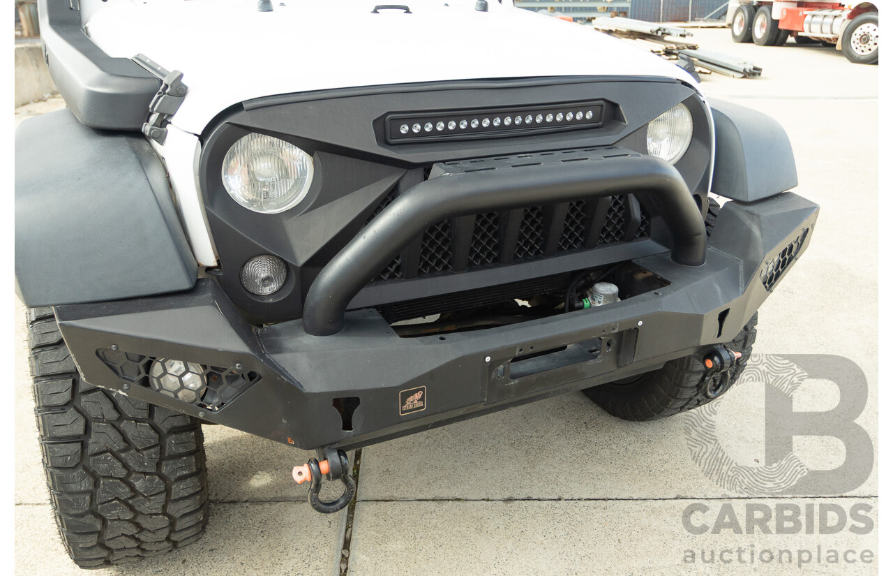 01/2018 Jeep Wrangler Unlimited SPORT (4x4) JK MY18 4D Hardtop Bright White 3.6L