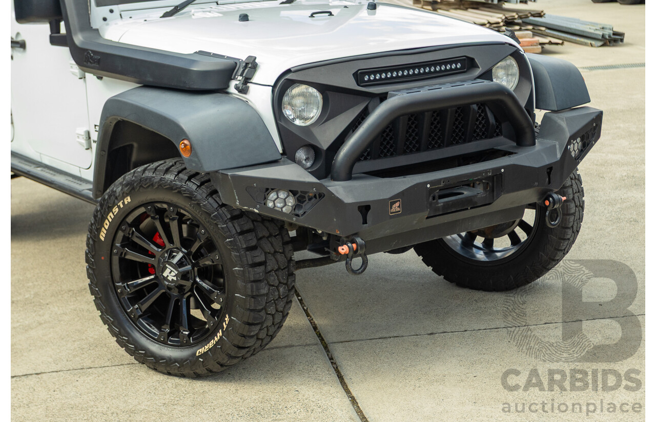 01/2018 Jeep Wrangler Unlimited SPORT (4x4) JK MY18 4D Hardtop Bright White 3.6L