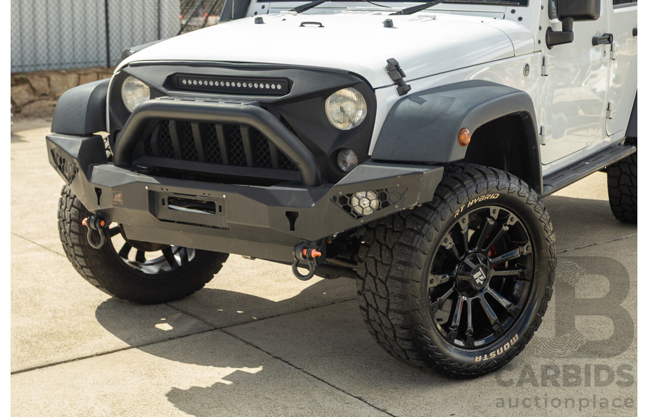 01/2018 Jeep Wrangler Unlimited SPORT (4x4) JK MY18 4D Hardtop Bright White 3.6L
