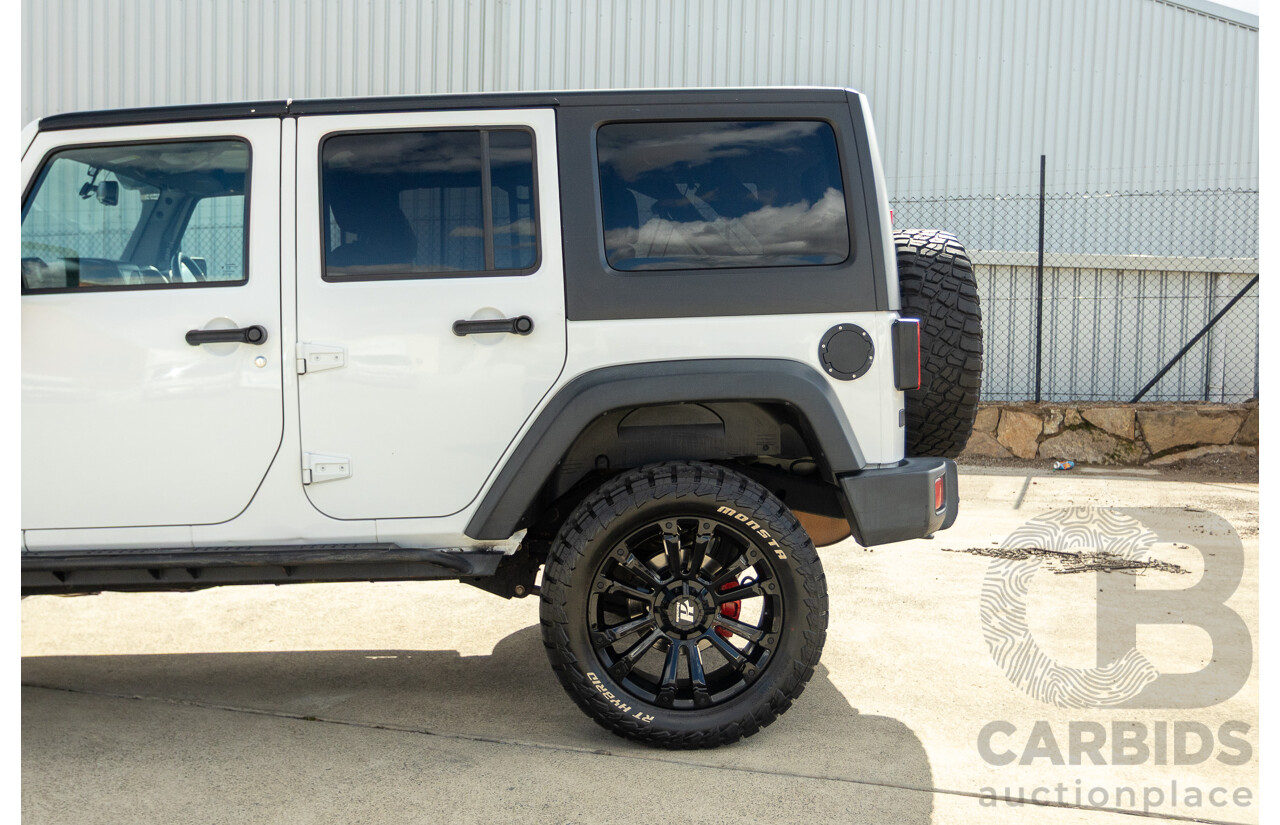 01/2018 Jeep Wrangler Unlimited SPORT (4x4) JK MY18 4D Hardtop Bright White 3.6L