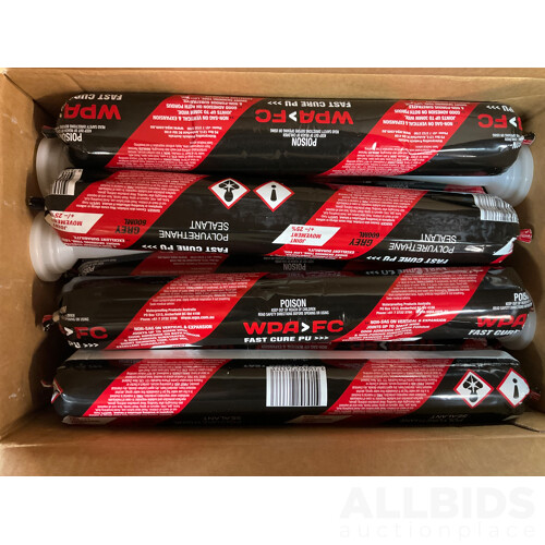 WPA FC (grey) Fast Cure Polyurethane Sealant  - Lot of 20
