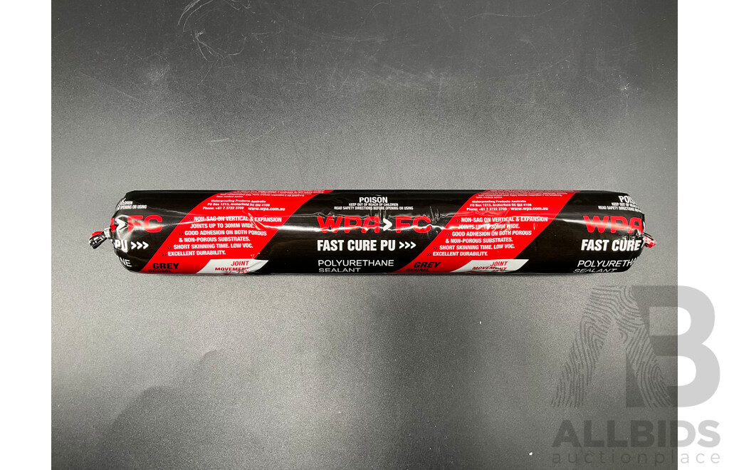 WPA FC (grey) Fast Cure Polyurethane Sealant  - Lot of 20