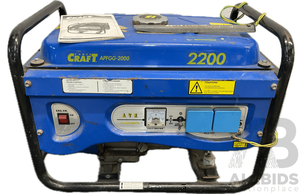 POWER CRAFT Generator (APFGG-2000)