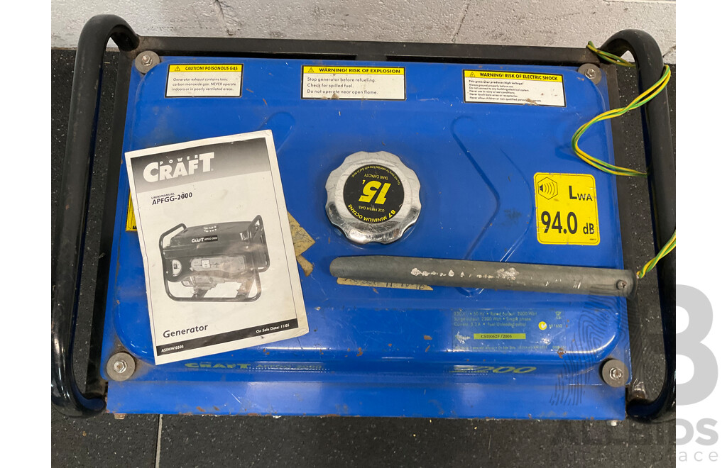 POWER CRAFT Generator (APFGG-2000)