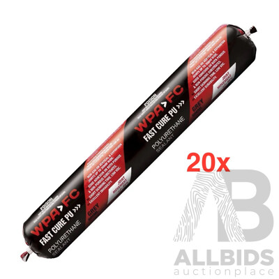 WPA FC (grey) Fast Cure Polyurethane Sealant  - Lot of 20