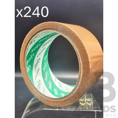 Packaging Tape Brown 48mm X 40m  - Lot of 240
