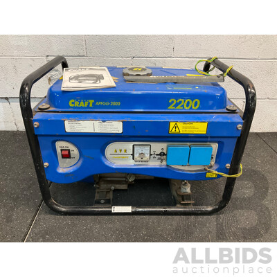POWER CRAFT Generator (APFGG-2000)