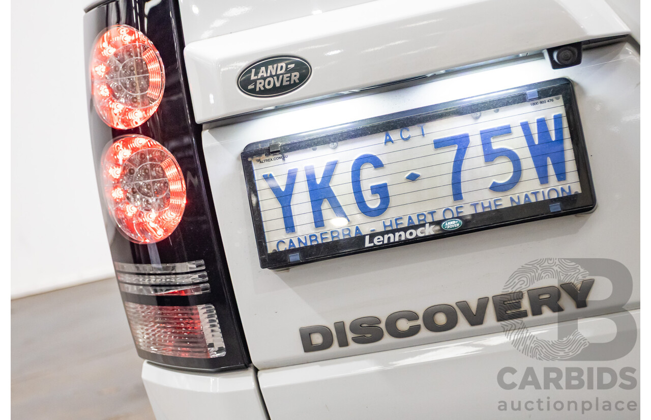 06/2015 Land Rover Discovery 4 3.0 TDV6 (4x4) MY15 4D Wagon Fuji White Turbo Diesel 3.0L - 7 Seats