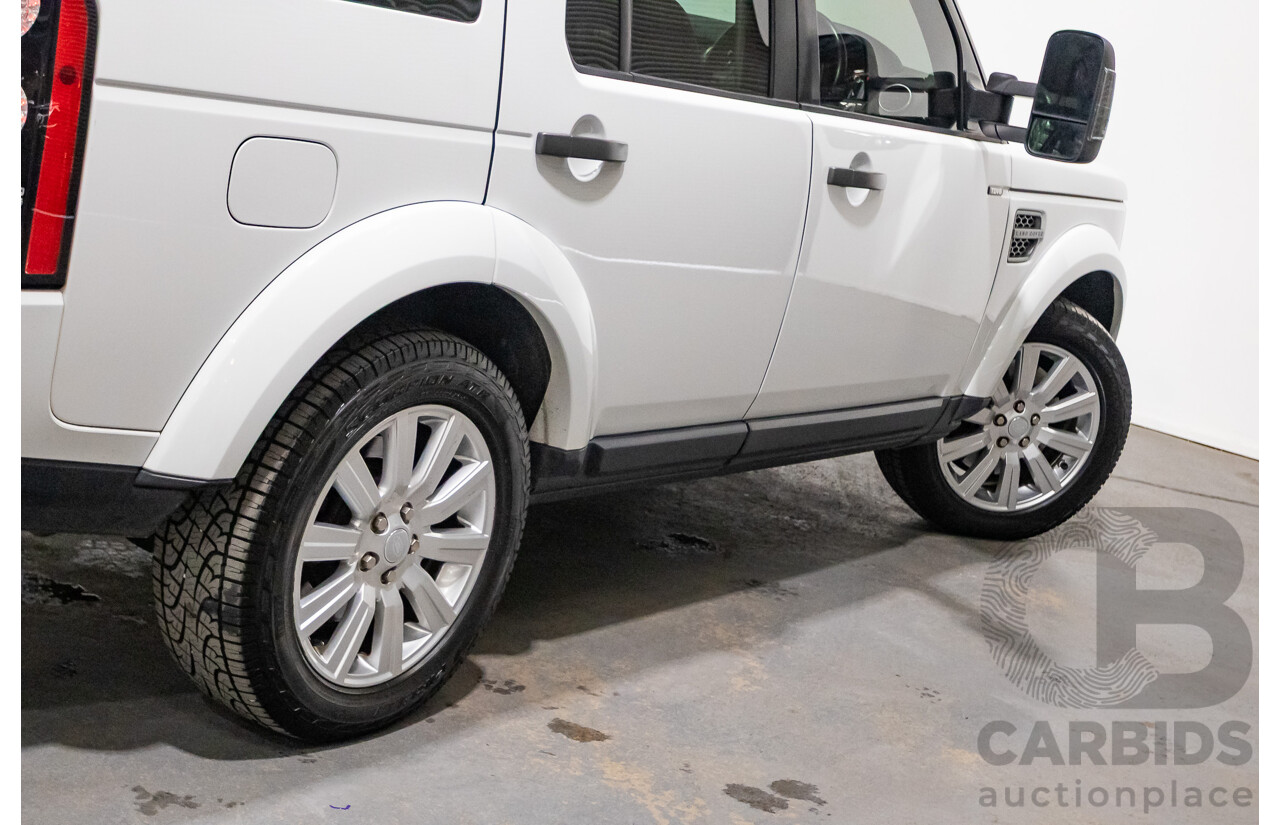06/2015 Land Rover Discovery 4 3.0 TDV6 (4x4) MY15 4D Wagon Fuji White Turbo Diesel 3.0L - 7 Seats