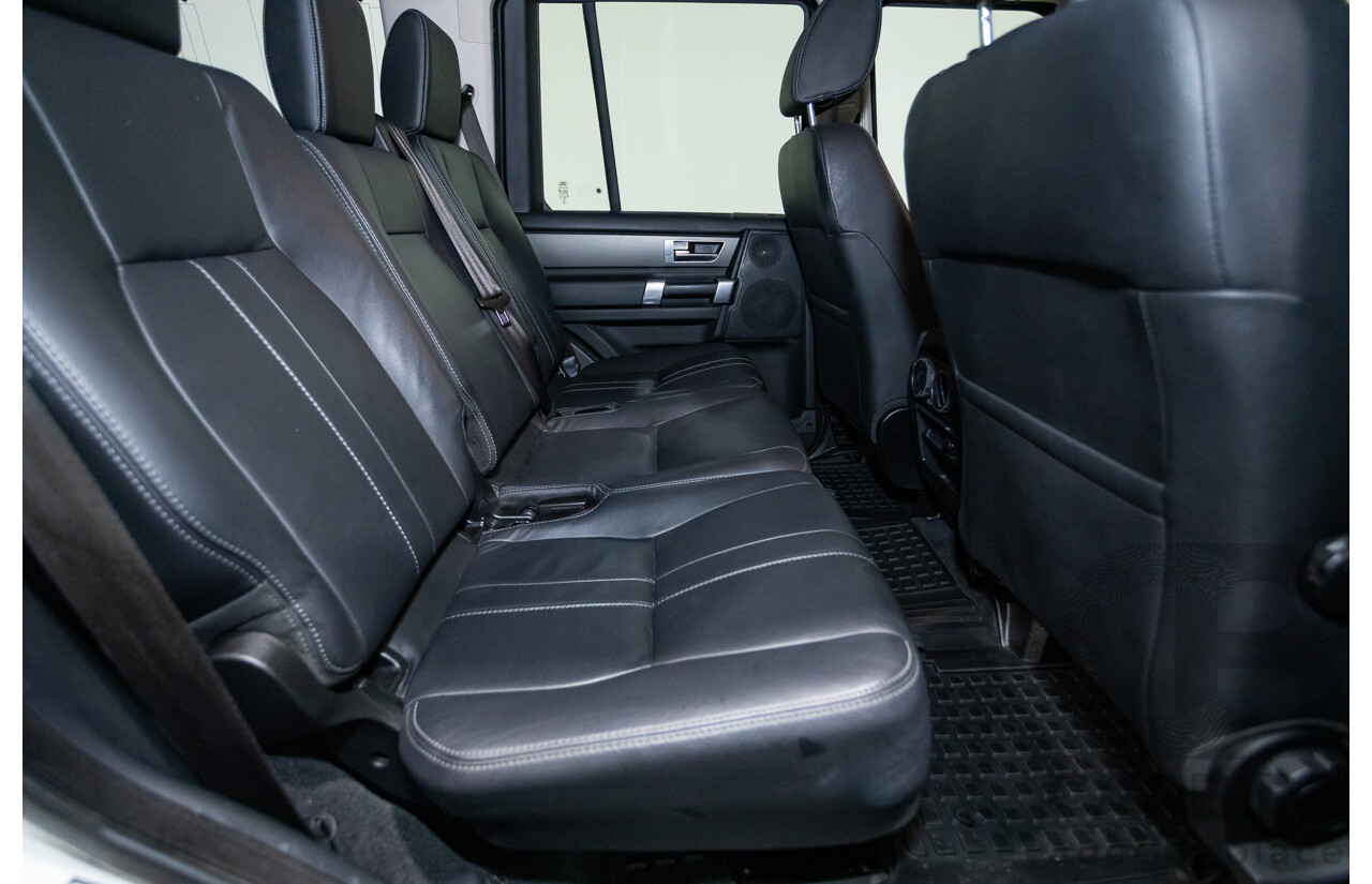 06/2015 Land Rover Discovery 4 3.0 TDV6 (4x4) MY15 4D Wagon Fuji White Turbo Diesel 3.0L - 7 Seats