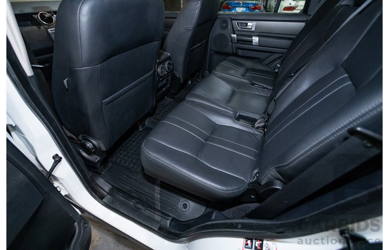 06/2015 Land Rover Discovery 4 3.0 TDV6 (4x4) MY15 4D Wagon Fuji White Turbo Diesel 3.0L - 7 Seats