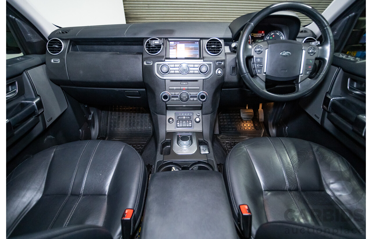 06/2015 Land Rover Discovery 4 3.0 TDV6 (4x4) MY15 4D Wagon Fuji White Turbo Diesel 3.0L - 7 Seats