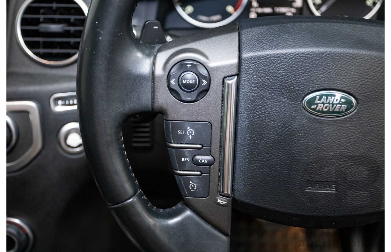 06/2015 Land Rover Discovery 4 3.0 TDV6 (4x4) MY15 4D Wagon Fuji White Turbo Diesel 3.0L - 7 Seats